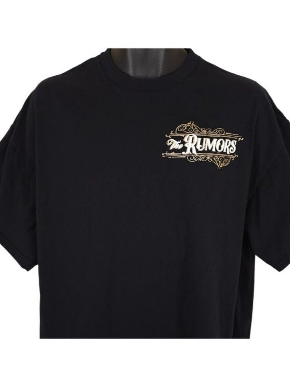 The Rumors T Shirt Mens Size 2XL Black Las Vegas Rock Surf Band Tee